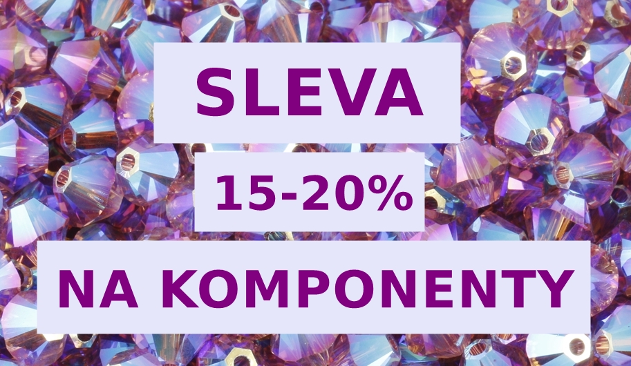 SLEVA NA KOMPONENTY SWAROVSKI